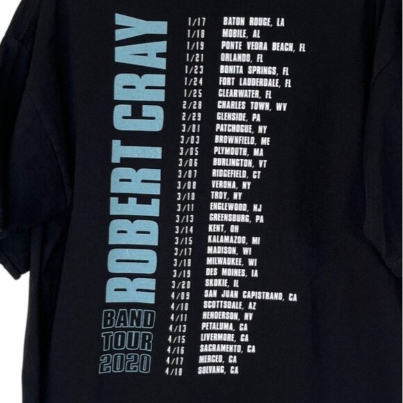 Robert Cray Band Tour 2020 Tshirt Concert Black Mens Size Large - Picture 6 of 9